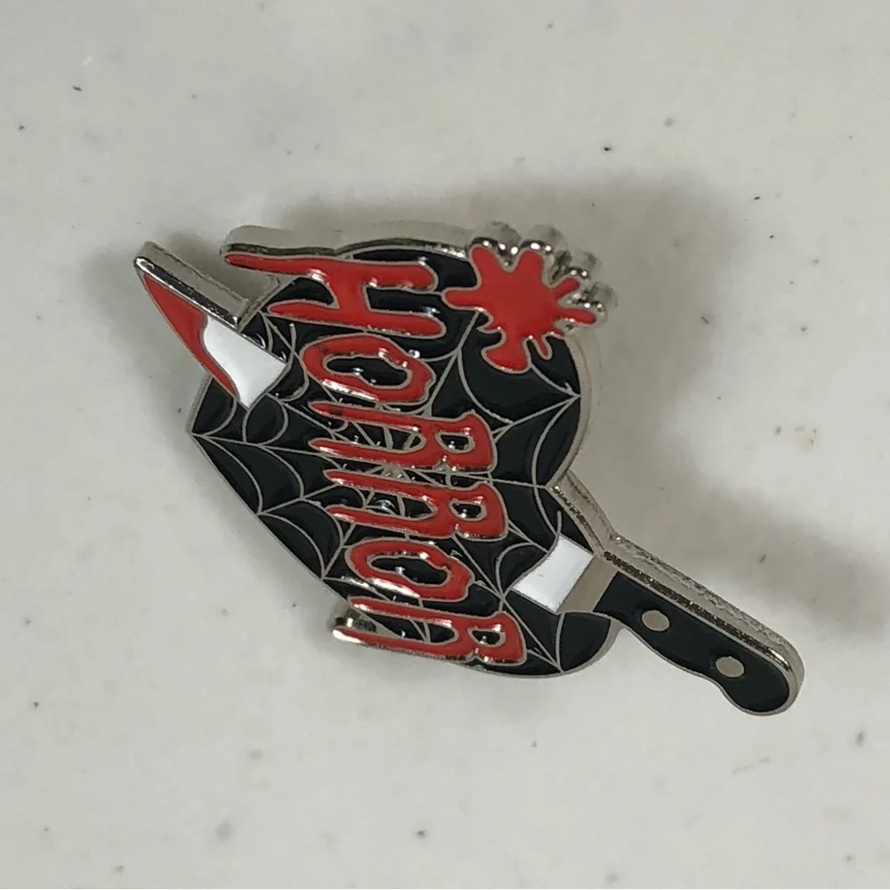 Brand new Horror Heart Dripping Blood Pin Lapel